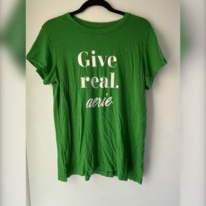 Aerie Real Soft Give Real TShirt